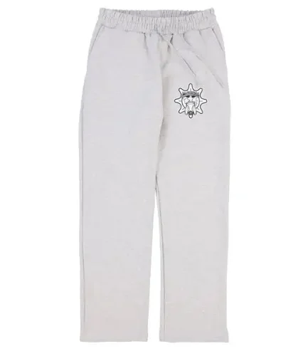 Almighty Glo Straight Leg Sweatpants (Heather Grey)