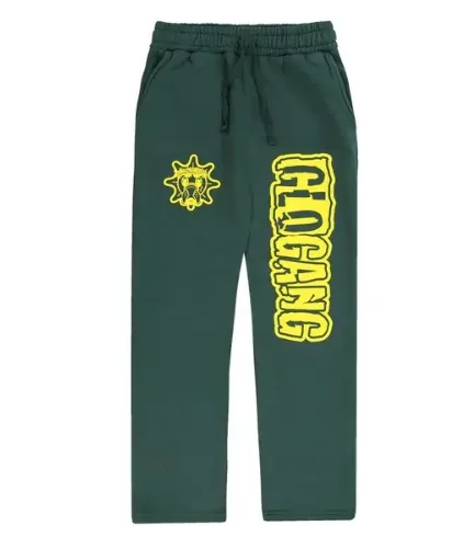 Glo Gang Glo Sun Font Sweatpants (Forest Green)