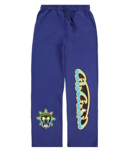 Glo Galaxy Straight Leg Sweatpants (Vintage Blue)