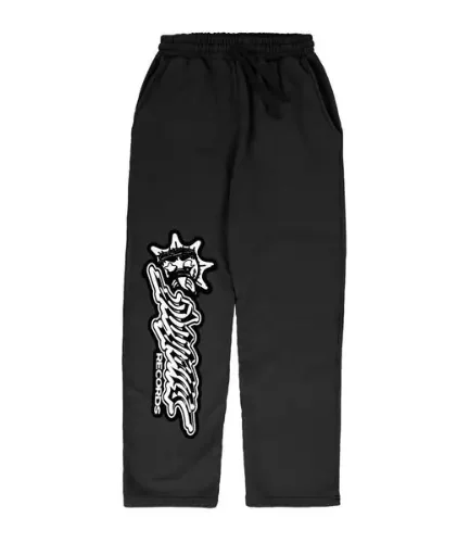 Glo Records Straight Leg Sweatpants (Black)