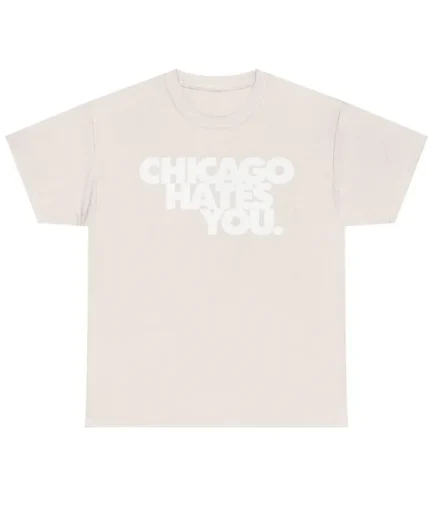 Chief Keef Chicago Hates You T-Shirt Ice Grey