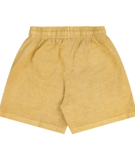 Glo Gang Distressed Logo Shorts (Yellow)