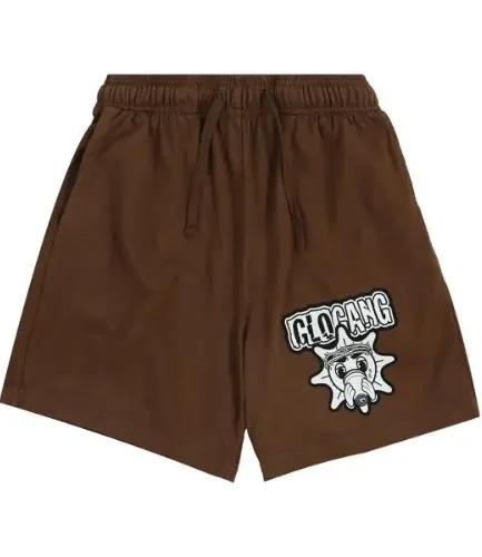 Glo Gang Sun Font Red Shorts