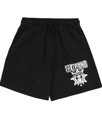 Glo Gang Worldwide Shorts (Black/White)